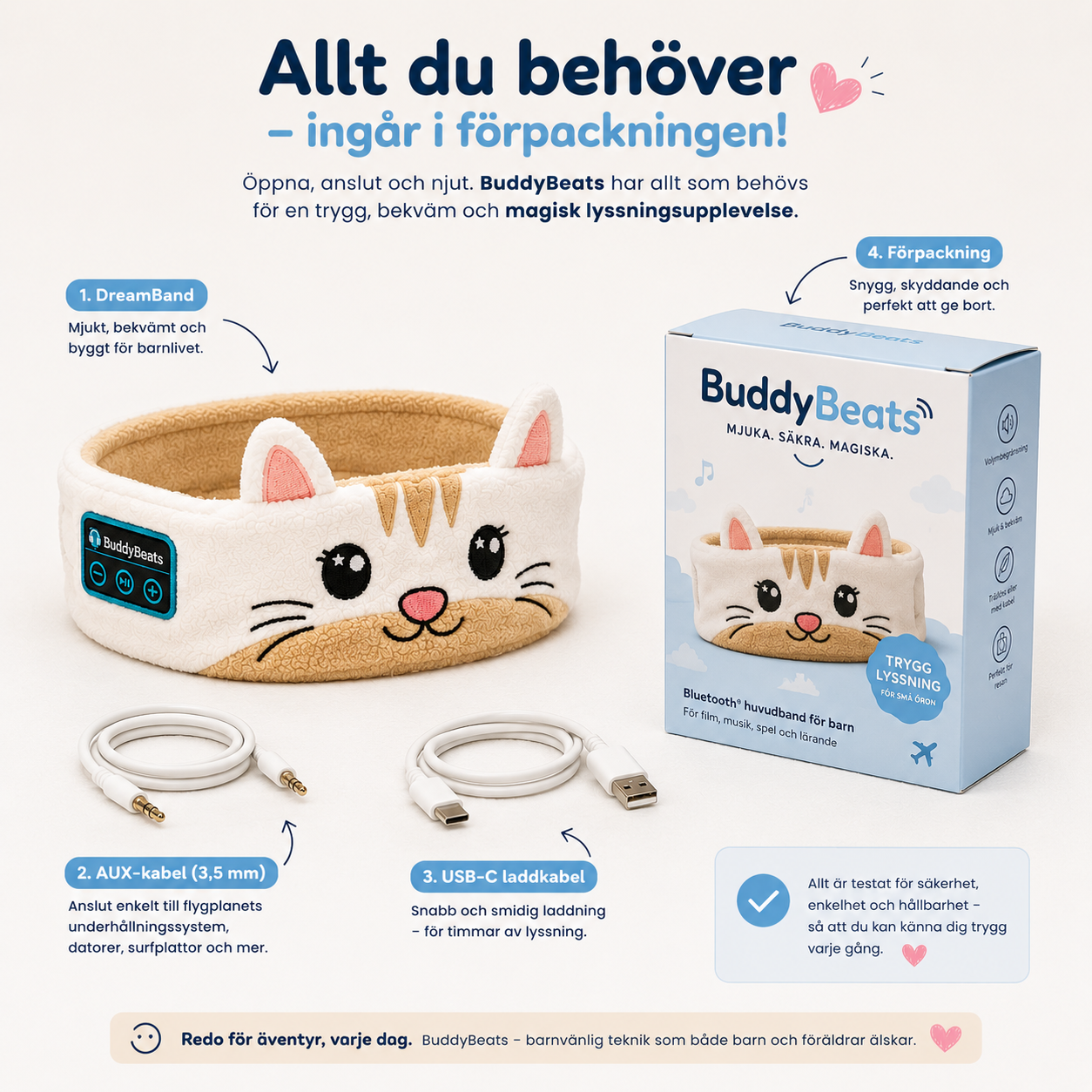 BuddyBeats™ Där lugna resor börjar